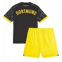 Camisa de time de futebol Borussia Dortmund Replicas 2º Equipamento Infantil 2024-25 Manga Curta (+ Calças curtas)